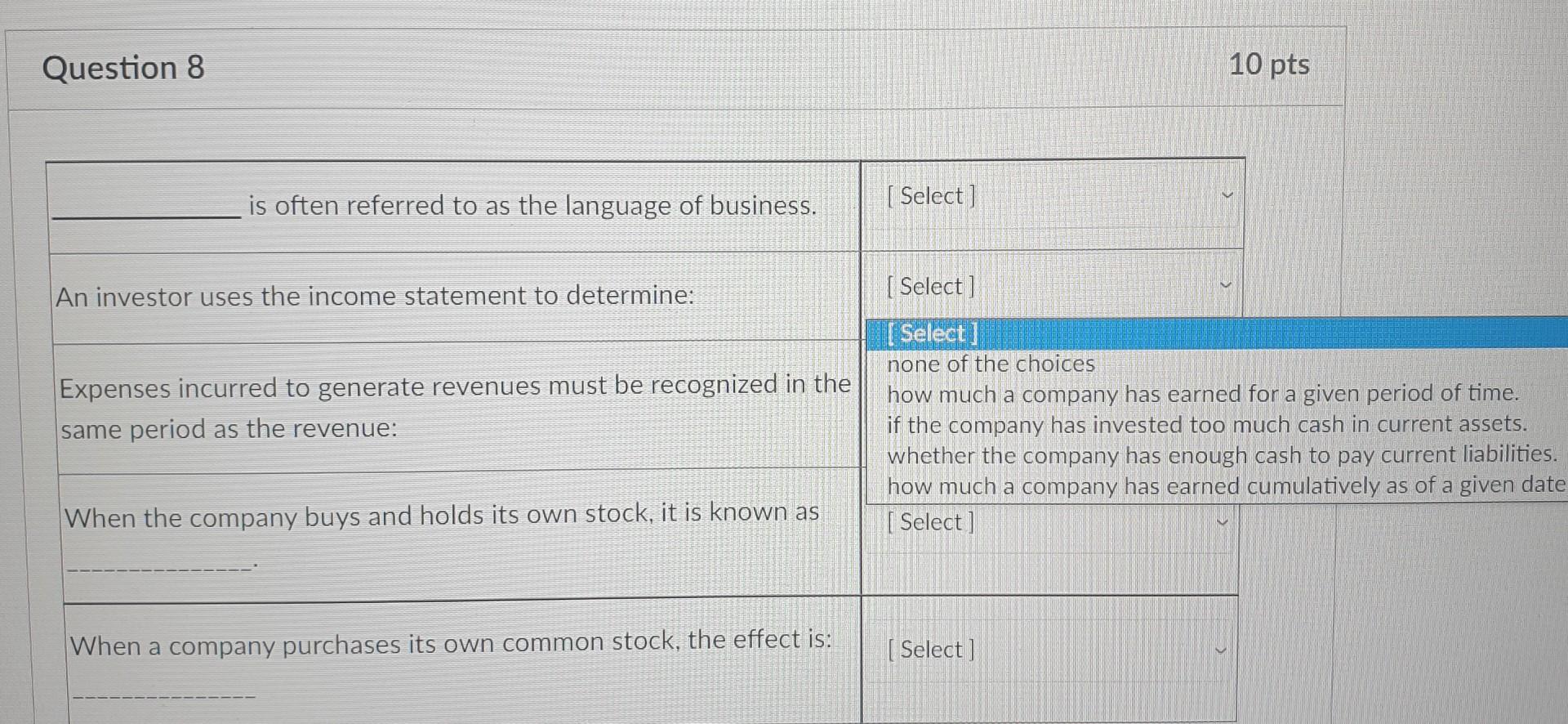 Solved Question 8 10 pts is often referred to as the | Chegg.com