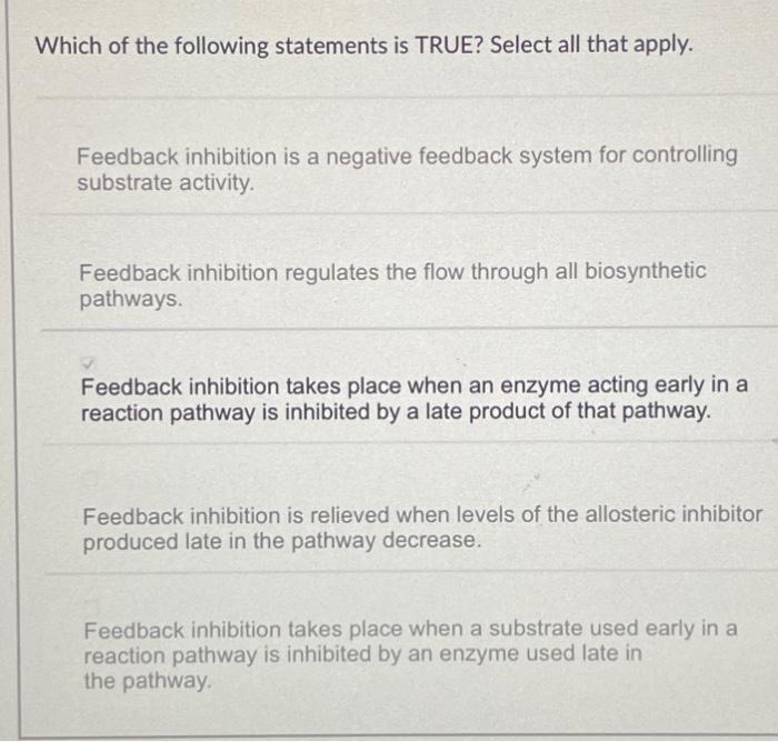Solved Which of the following is false about enzyme