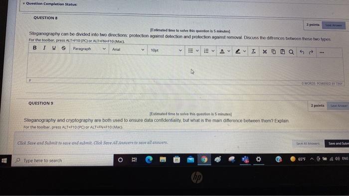 Solved Question Completion Status QUESTIONS 2 points | Chegg.com