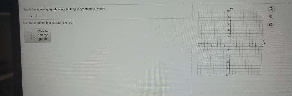 Solved AY Graph the following equation in a rectangular | Chegg.com