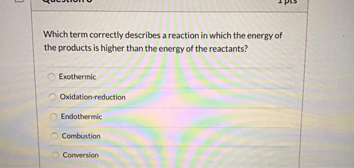 solved-which-term-correctly-describes-a-reaction-in-which-chegg