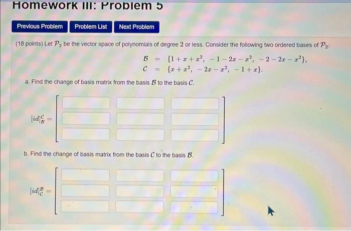 [Solved]: B Points) Let ( Mathcal{P}_{2} ) Be The Vector