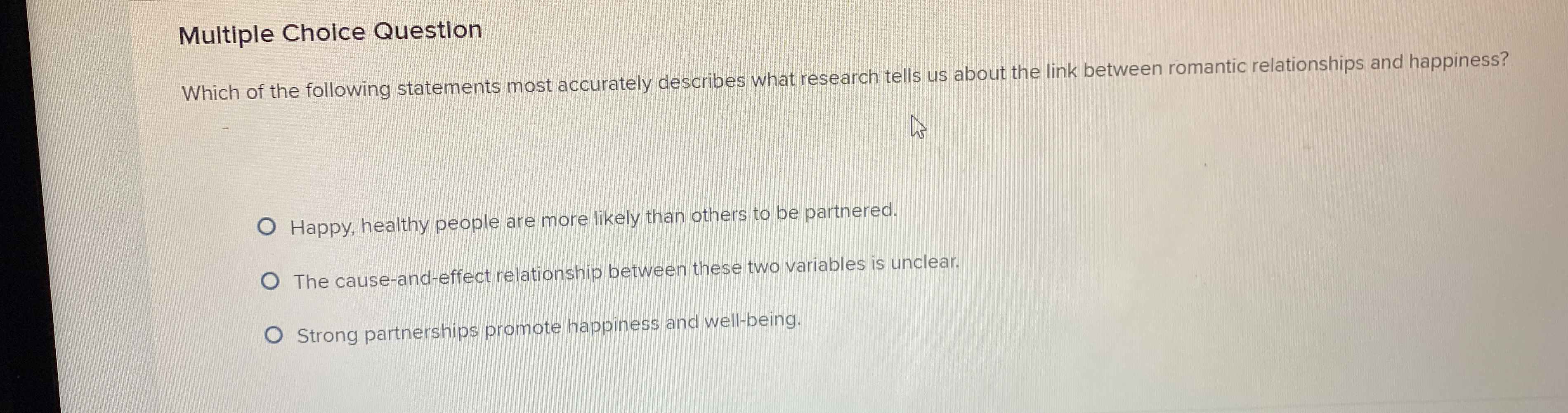 Solved Multiple Choice QuestionWhich of the following | Chegg.com