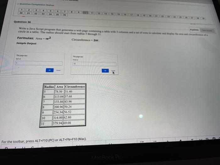 Solved 30 4 33 12 Question 36 Write a JavaScript program | Chegg.com