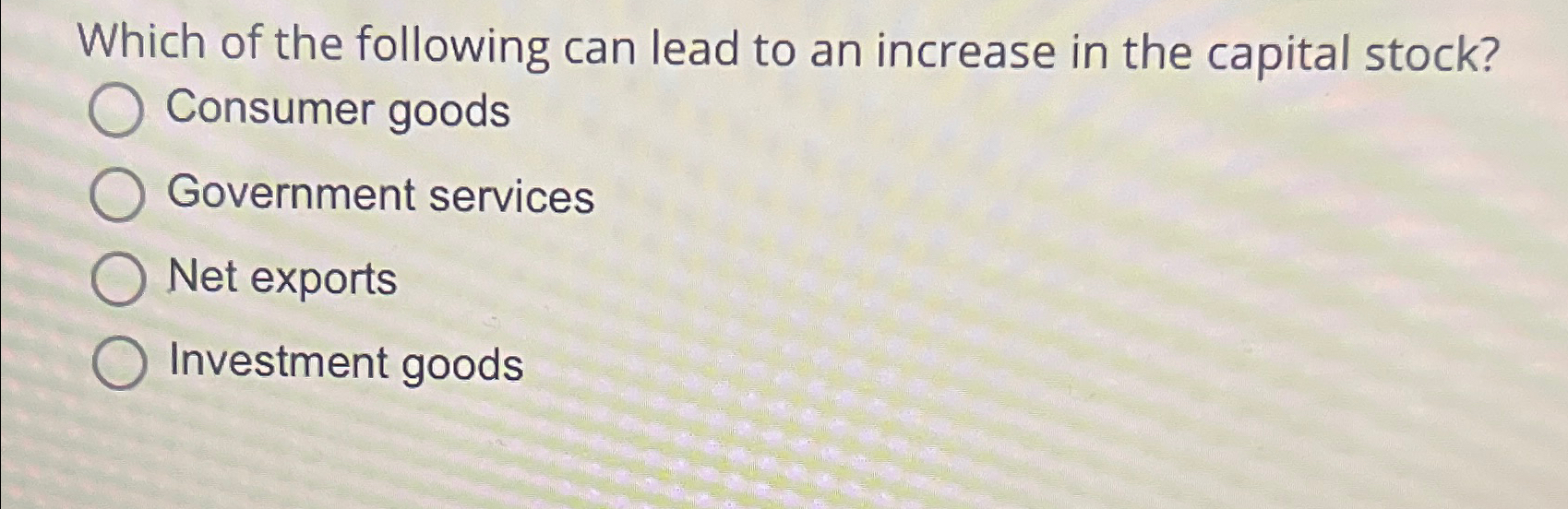 Solved Which of the following can lead to an increase in the | Chegg.com