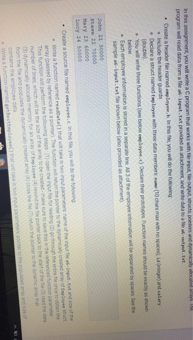 Solved please write the code in C language and they have to | Chegg.com