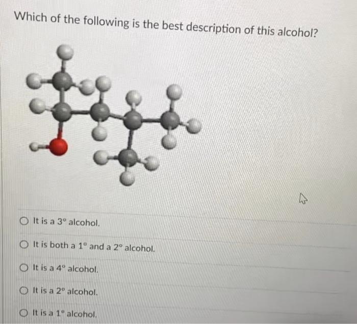 Solved Which of the following is the best description of | Chegg.com