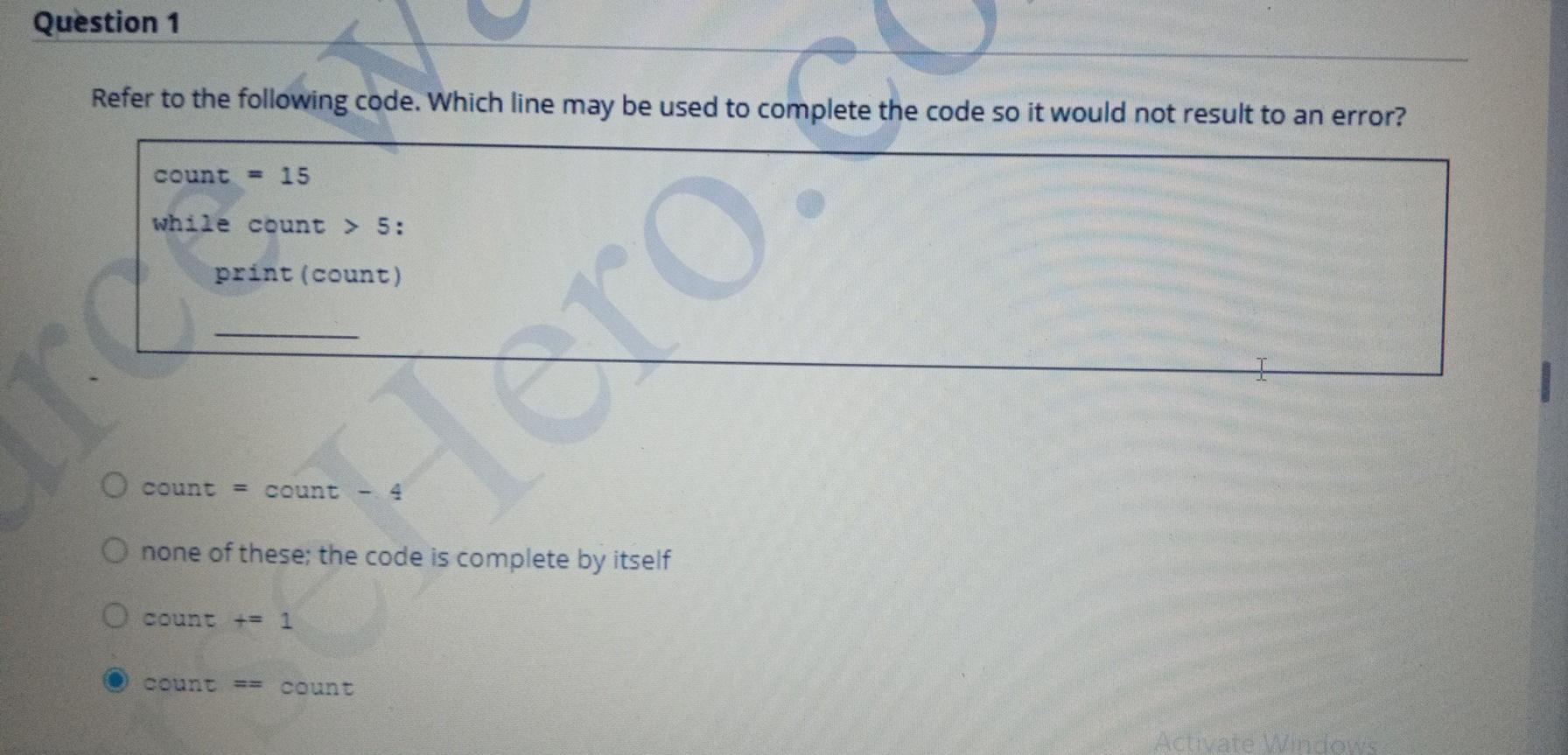 solved-question-1-refer-to-the-following-code-which-line-chegg