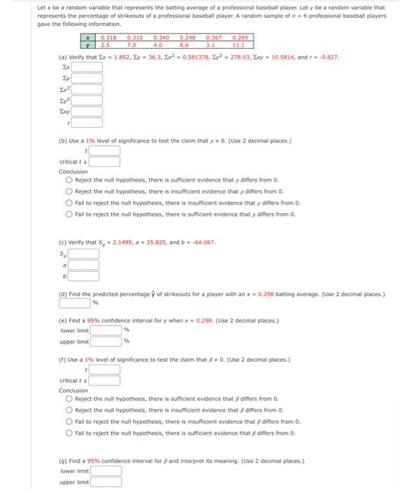 Solved Let x be a random variable that represents the | Chegg.com