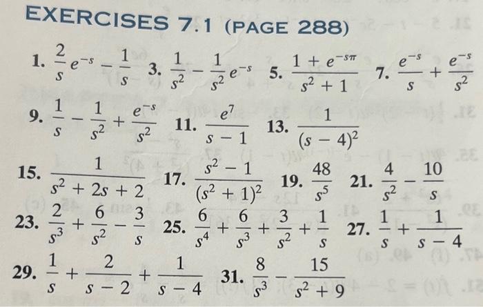 Solved Solve Problem 29, The Second Image Is The Laplace | Chegg.com