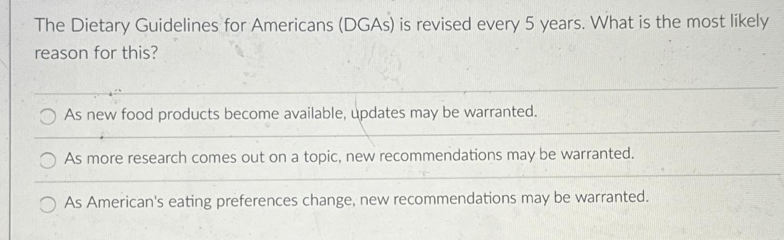 CURRENT DIETARY GUIDELINES FOR AMERICANS DGAS APPLY TO visual data 4