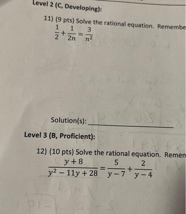 Solved please help me answer snd show work on questions 1 2 | Chegg.com