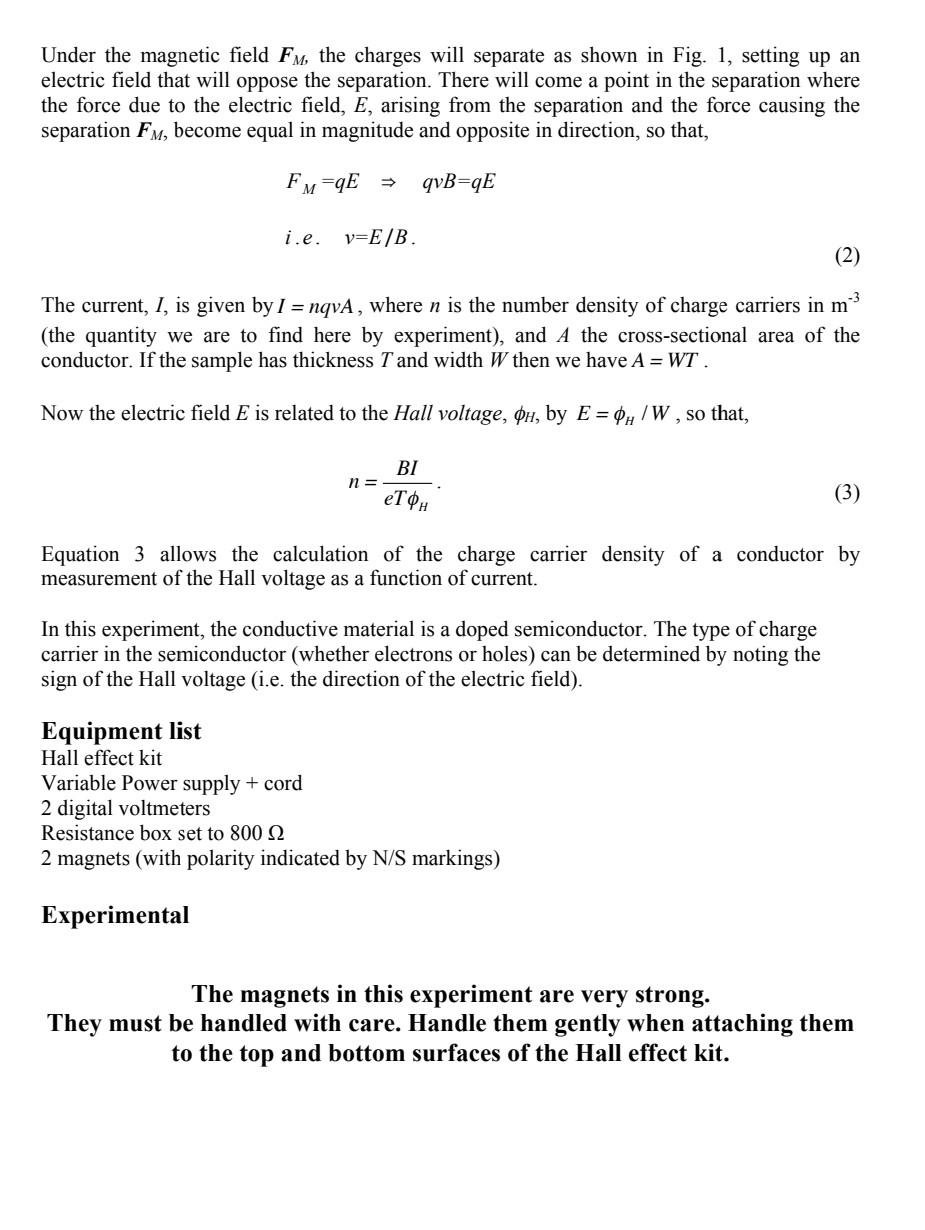 Solved The Hall Effect Aim The Hall Effect Is A Commonly | Chegg.com