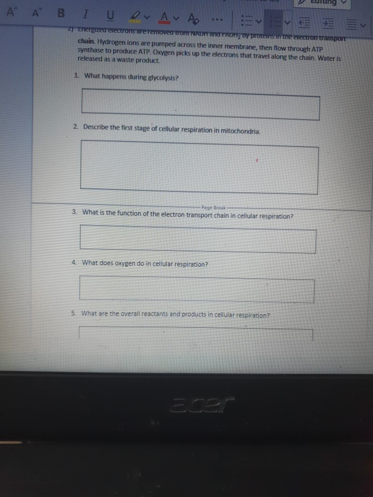 Solved Styles Header 4.5: Cellular Respiration in Detail | Chegg.com
