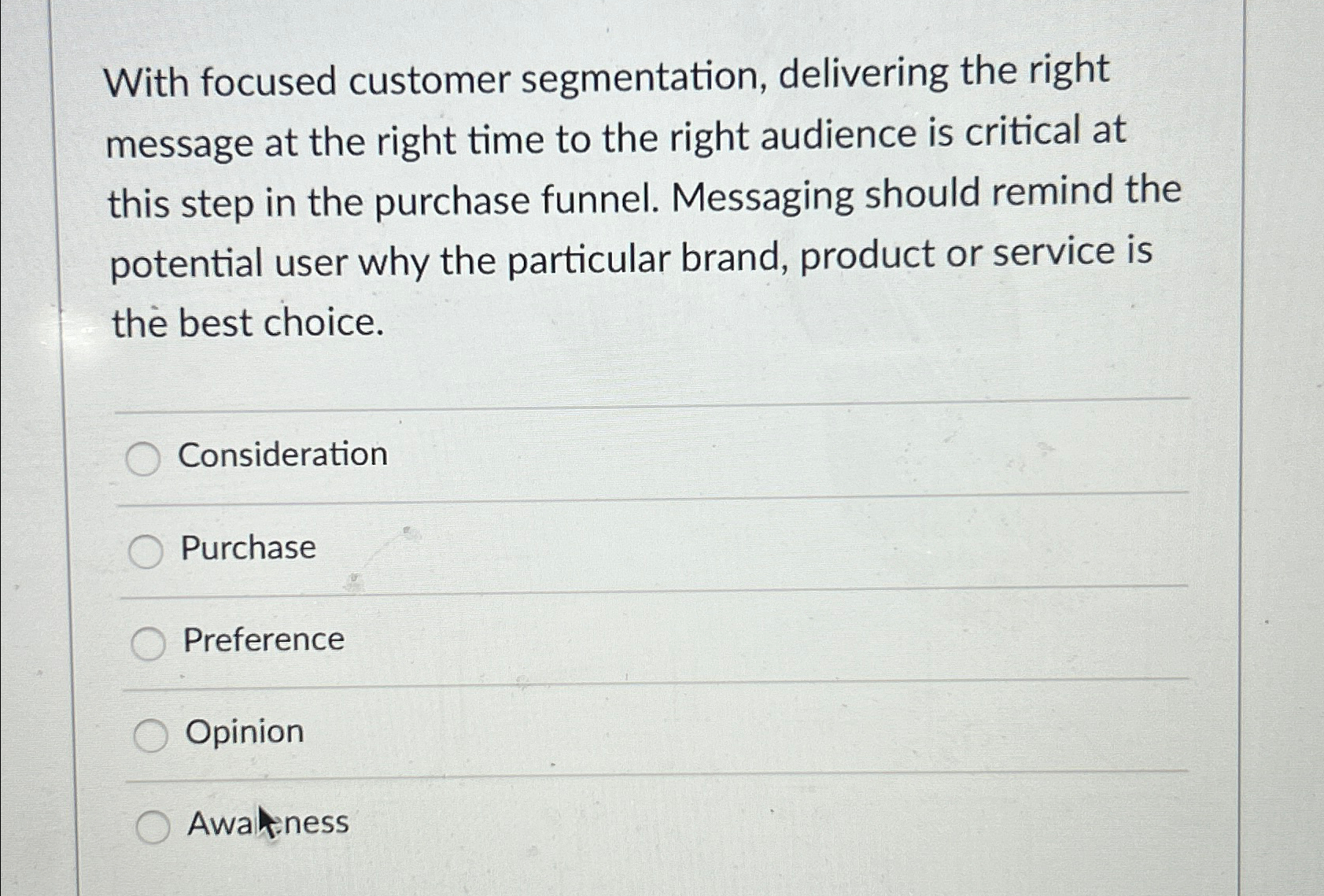 With focused customer segmentation, delivering the