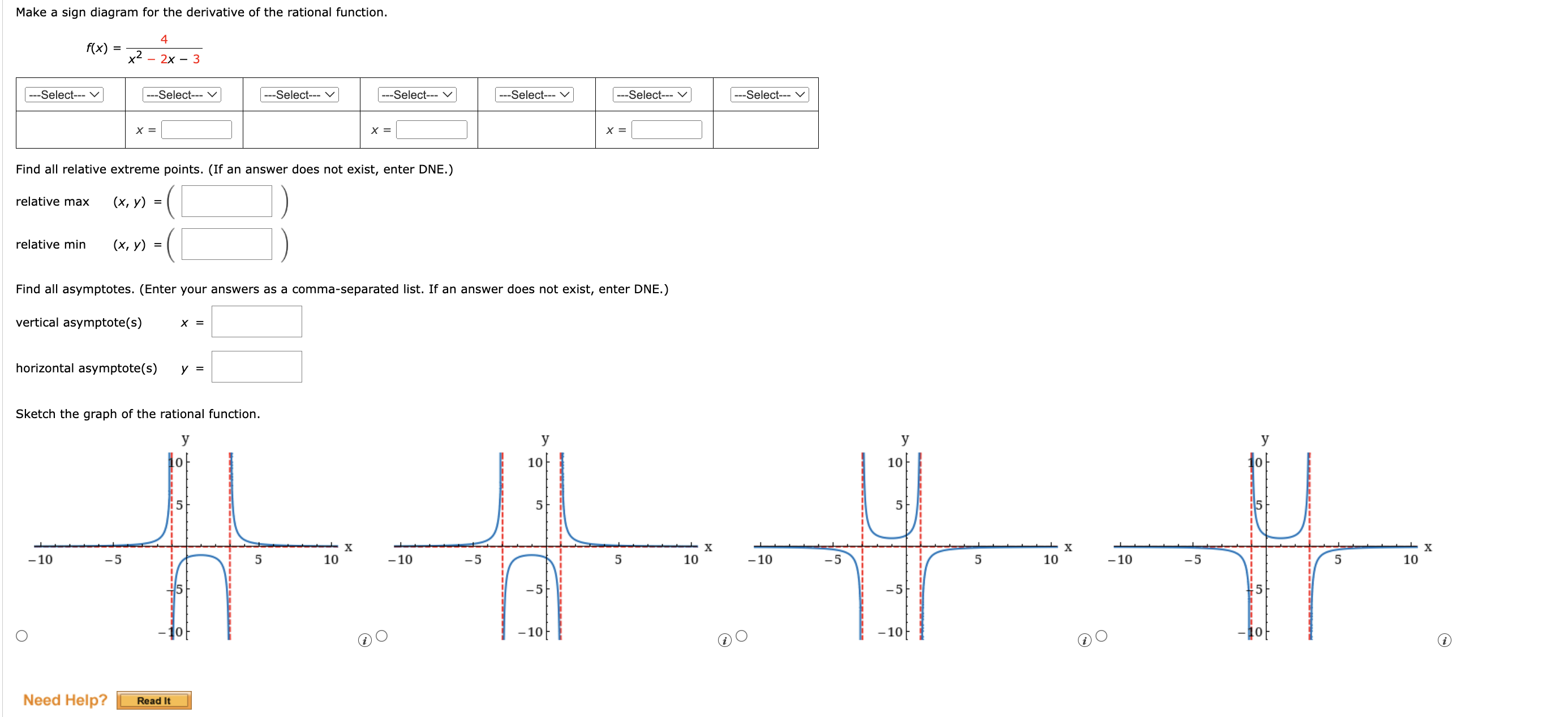Solved Find all relative extreme points. (If an answer does | Chegg.com
