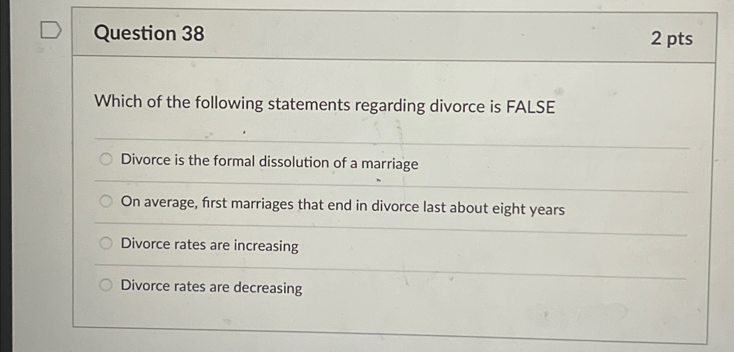 Solved Question 382 ﻿ptsWhich Of The Following Statements | Chegg.com