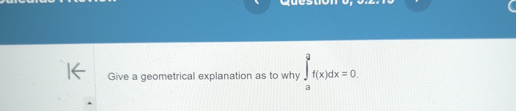 Solved K, ﻿Give a geometrical explanation as to why | Chegg.com