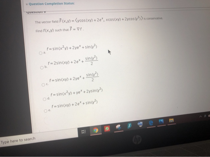 Solved The Vector Field F With Rightwards Arrow On Top Left Chegg