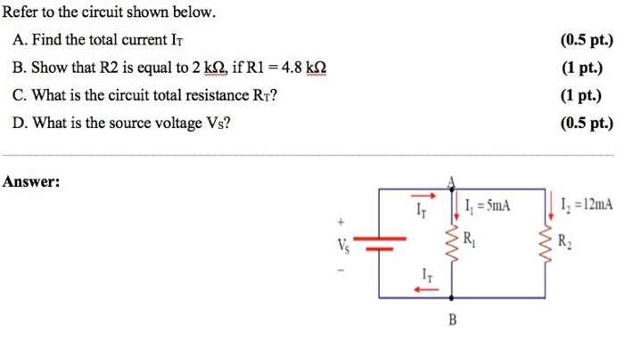 Solved Questions set 3 (6 marks); refer to the circuit | Chegg.com