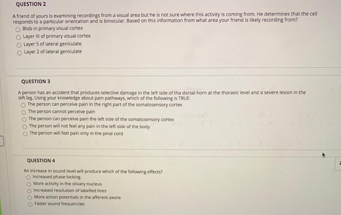 Solved QUESTION 2 A friend of yours is examining recordings | Chegg.com