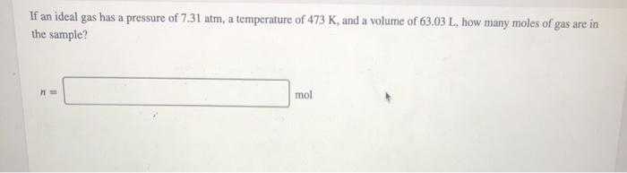 Solved A certain mass of nitrogen gas occupies a volume of | Chegg.com