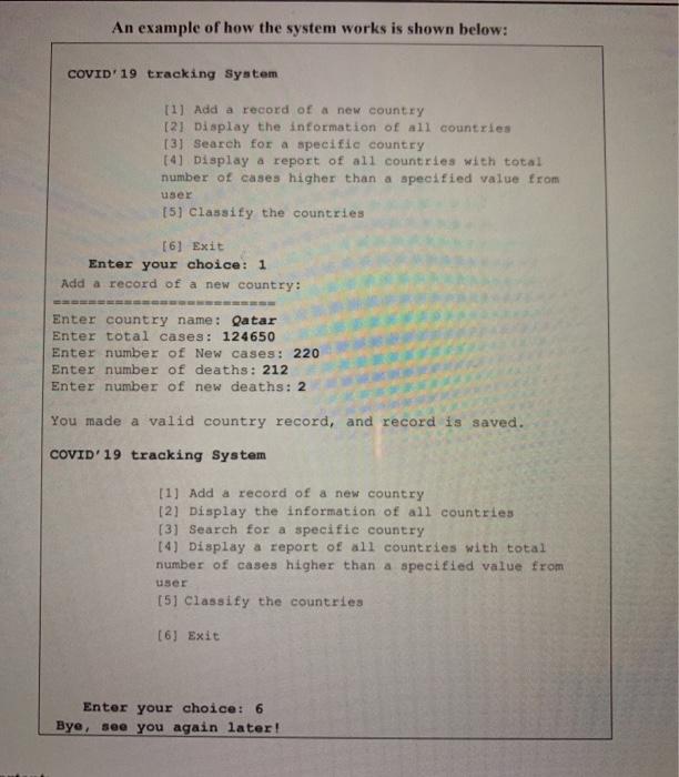 Solved Problem Description A task is assigned to you using | Chegg.com