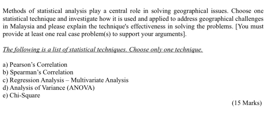 Solved Methods of statistical analysis play a central role | Chegg.com