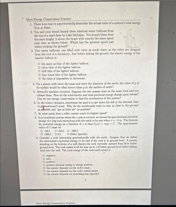 Solved 1. There bs no way to encrimentally setermine the | Chegg.com