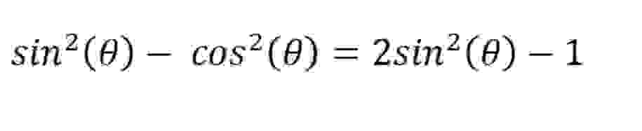 Solved sin2(θ)-cos2(θ)=2sin2(θ)-1 ﻿ prove the identity | Chegg.com