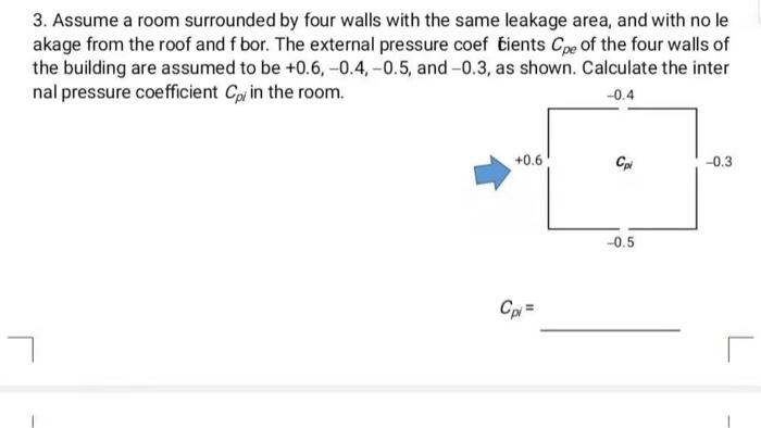 Solved 3 Assume A Room Surrounded By Four Walls With The Chegg Com - How To Calculate Area Of Four Walls