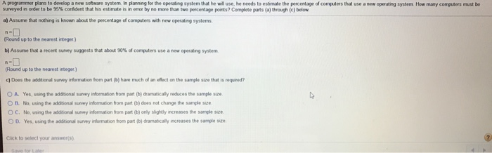 Solved A programme plans to develop a new software system. | Chegg.com