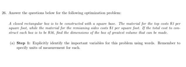 Solved 26. Answer the questions below for the following | Chegg.com