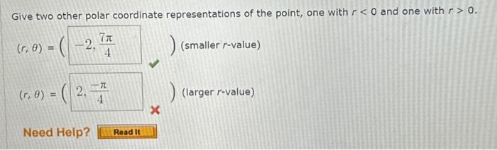 Solved Plot the point that has the given polar coordinates. | Chegg.com