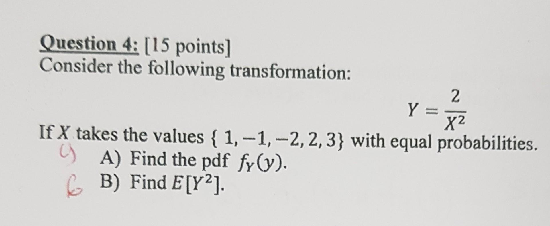Solved Question 4: [15 points] Consider the following | Chegg.com