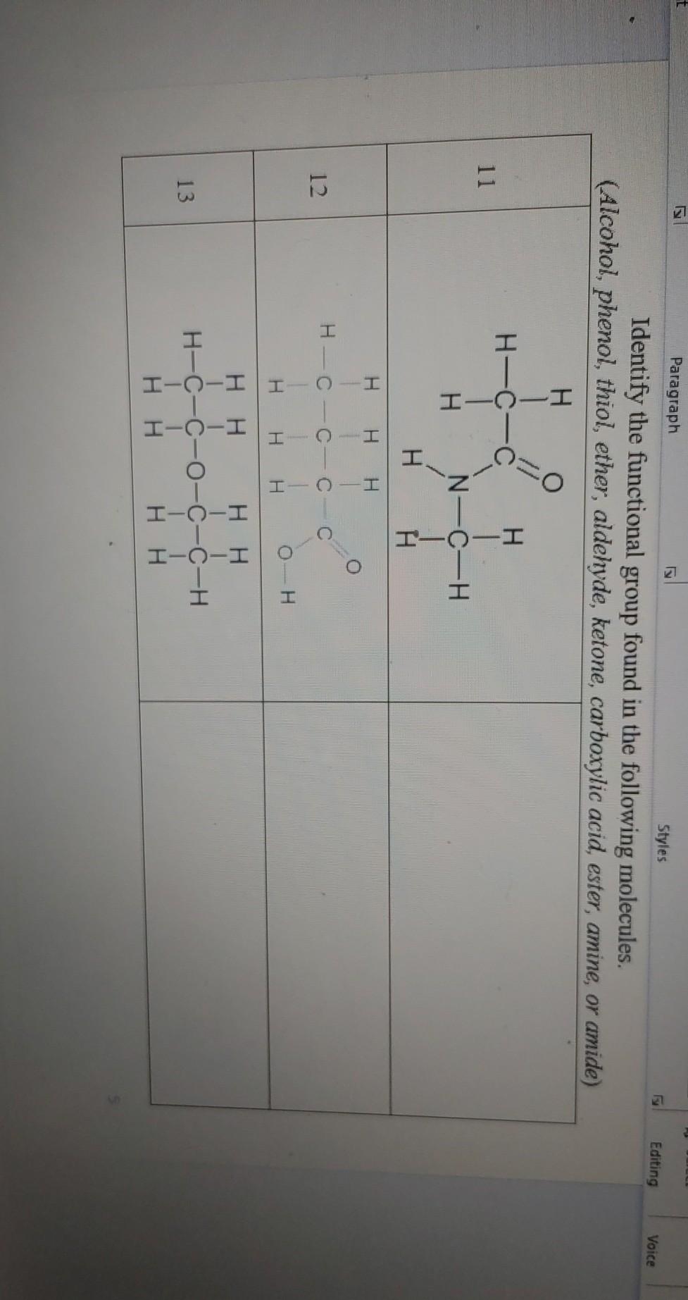 Solved identify the functional groups (alchol, phenol, | Chegg.com