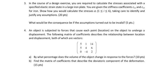 Solved 3. In the course of a design exercise, you are | Chegg.com