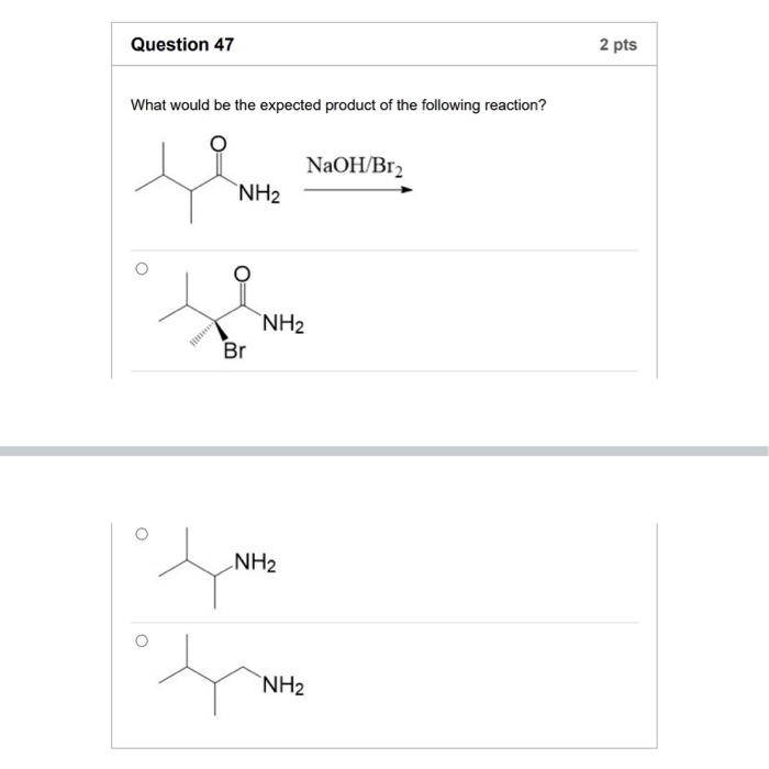 Solved Question 46 2 Pts What Would Be The Expected Produ Chegg Com