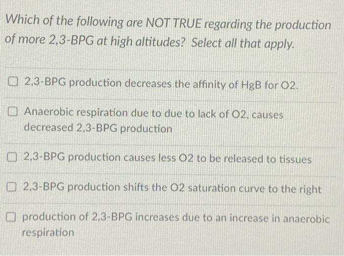 Solved Which of the following are NOT TRUE regarding the | Chegg.com