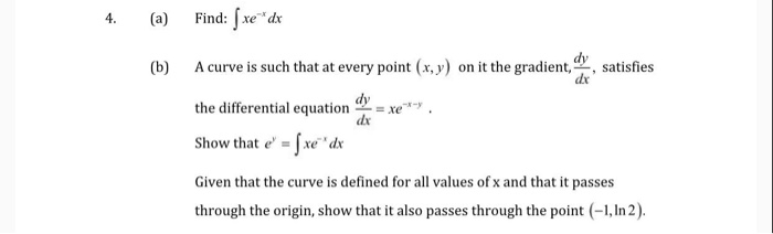 Solved X 1 The Diagram Shows Part Of The Curve With 1748