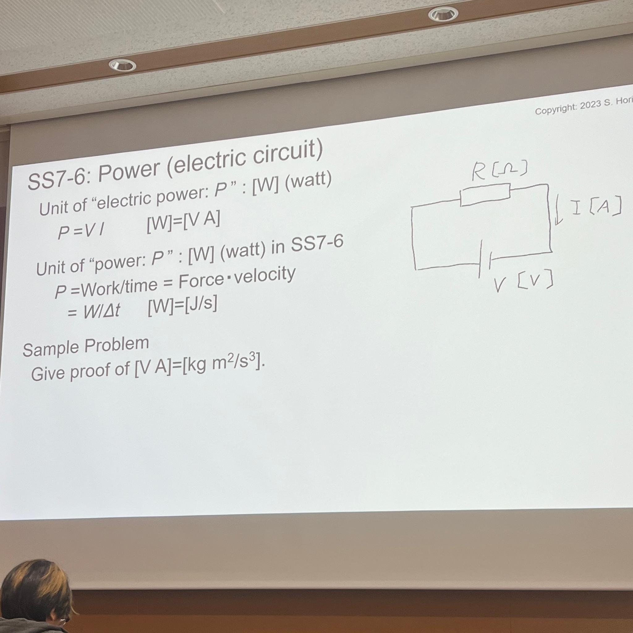 Unit of store electric power