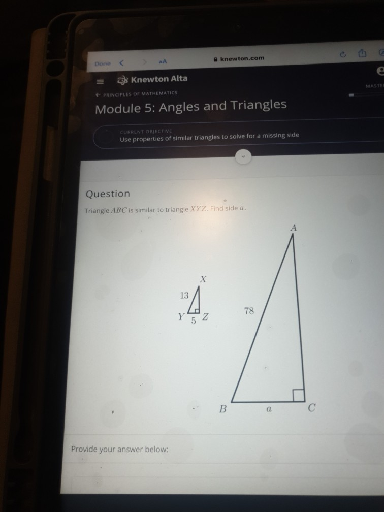 Solved Knewton.com АА Done E Knewton Alta MASTER € | Chegg.com