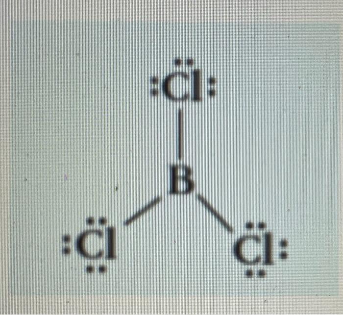 Solved The formal charge of boron, B, in this compound | Chegg.com