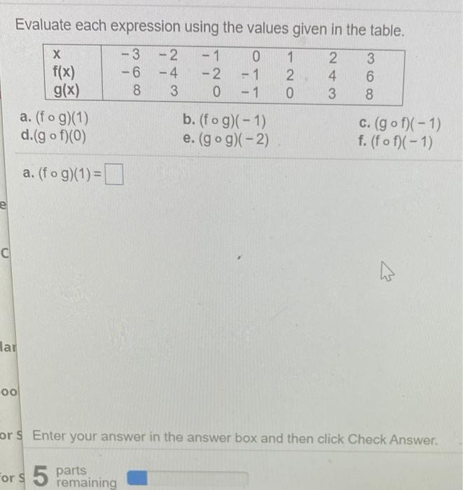 Solved Evaluate each expression using the values given in | Chegg.com