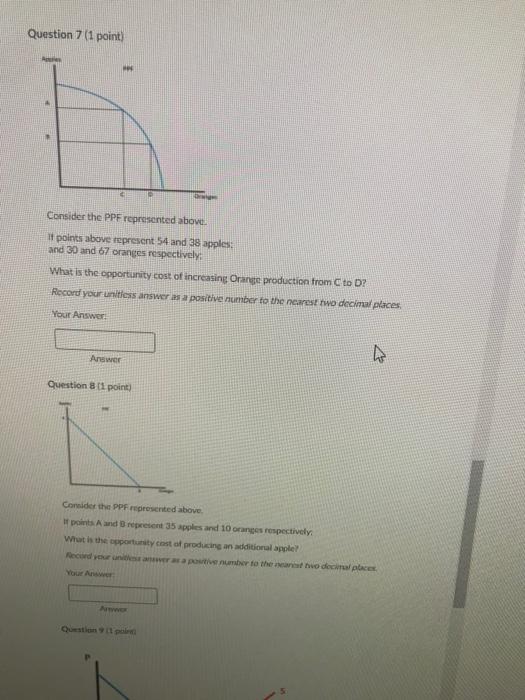 Solved Question 5 (1 point) Р. Q: Q. o Consider the above | Chegg.com