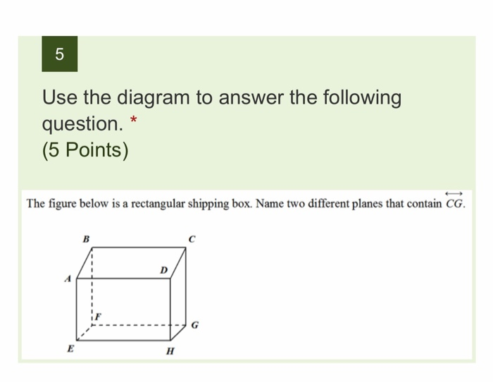 Solved Use The Diagram To Answer The Following Question. | Chegg.com