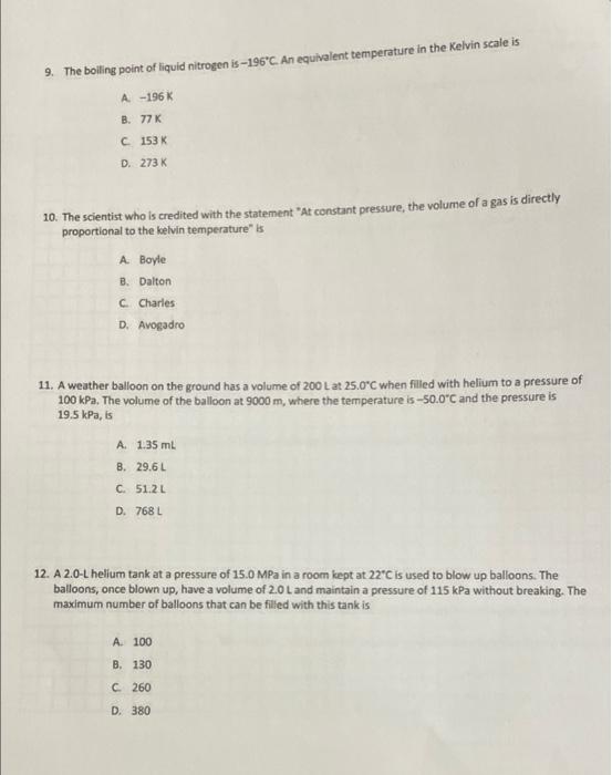 Solved 8. A 10.0-g sample of carbon monoxide, a poisonous | Chegg.com