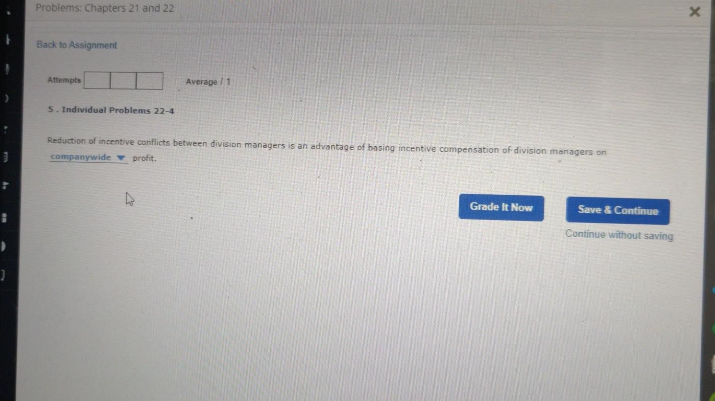 Solved Problems: Chapters 21 and 22 x Back to Assignment | Chegg.com