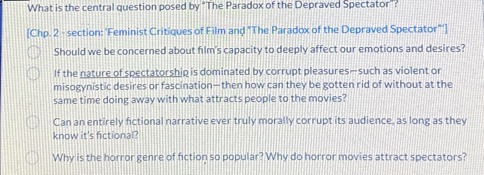 Solved What is the central question posed by 