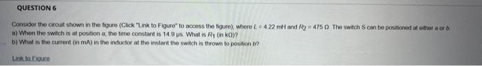 Solved Consider the circuit shown in the figure (Click Zink | Chegg.com